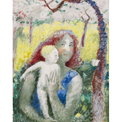 CUNO AMIET : 'Die gl�ckliche Mutter' (DOBIASCHOFSKY AUKTIONEN AG)