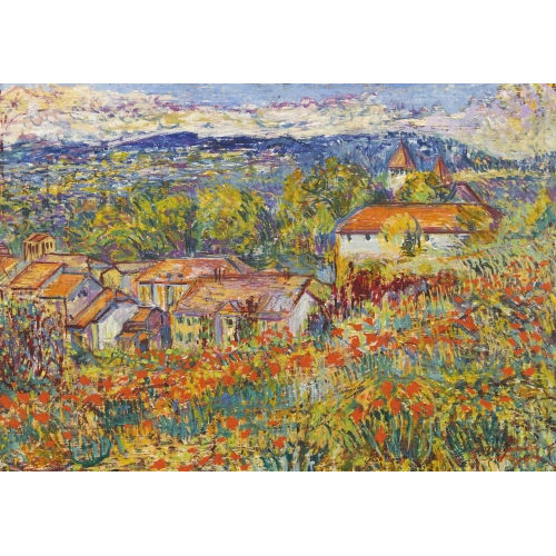 SERGE BRIGNONI : 'Le champ des coquelicots' (DOBIASCHOFSKY AUKTIONEN AG)