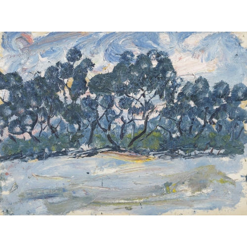 ANATOLY TIMOFEEVIC ZVEREV : Paysage (DOBIASCHOFSKY AUKTIONEN AG)
