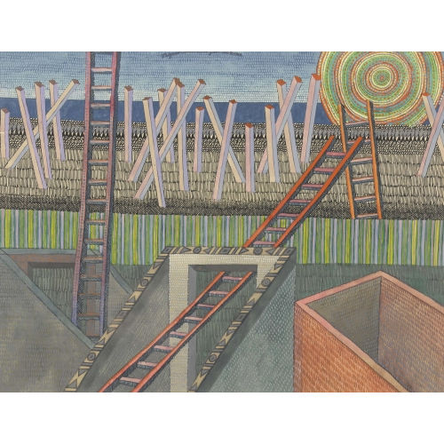 ZBIGNIEW MAKOWSKI : 'Tam morze jedwabne'. ('Dort das seidene Meer') (DOBIASCHOFSKY AUKTIONEN AG)