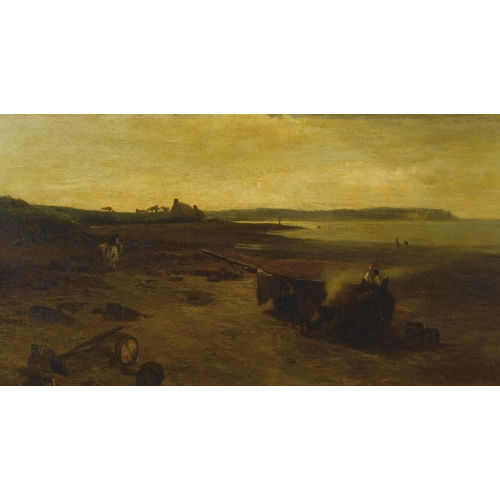 AM�D�E BAUDIT : Strandszene mit Boot (DOBIASCHOFSKY AUKTIONEN AG)