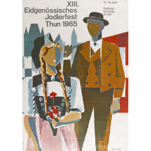 KNUD JACOBSEN : 'XIII Eidgen�ssisches Jodlerfest Thun 1965' (DOBIASCHOFSKY AUKTIONEN AG)