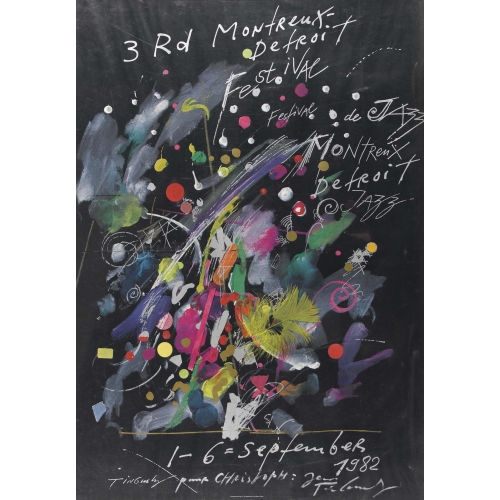 JEAN TINGUELY : 'Montreux Jazz Festival 1982' (DOBIASCHOFSKY AUKTIONEN AG)