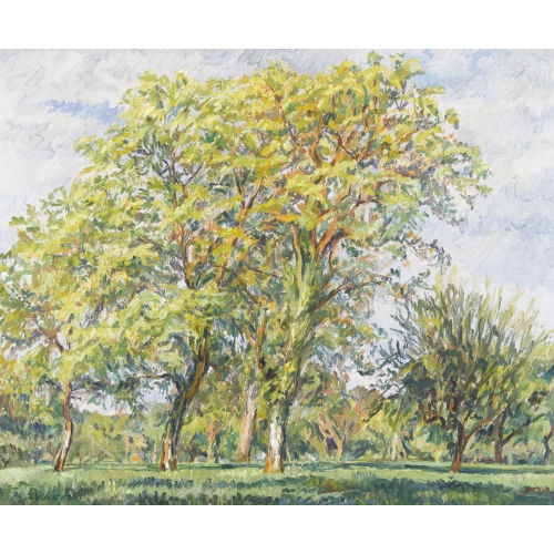 PHILIPPE ZYSSET : Sommerlandschaft mit B�umen (DOBIASCHOFSKY AUKTIONEN AG)