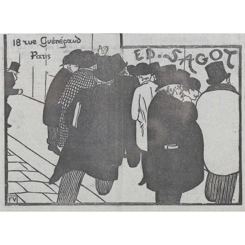 F�LIX VALLOTTON : 'Les amateurs d′estampes' (DOBIASCHOFSKY AUKTIONEN AG)