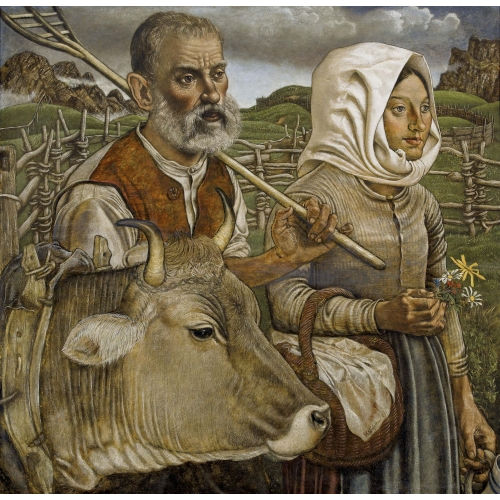 RUDOLF SCHELLER : Das Bauernpaar (DOBIASCHOFSKY AUKTIONEN AG)