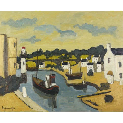 GEORGES BORGEAUD : Paysage de Normandie (DOBIASCHOFSKY AUKTIONEN AG)