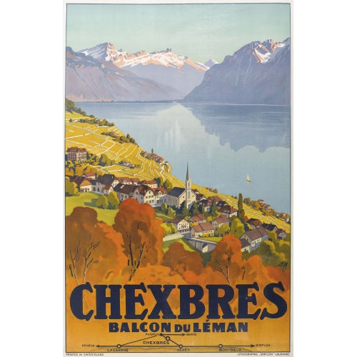 JOHANN EMIL (AUCH JEM) M�LLER : 'Chexbres' (DOBIASCHOFSKY AUKTIONEN AG)