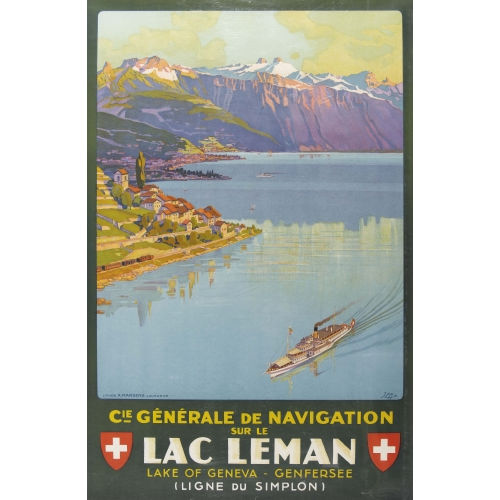 JOHANN EMIL (AUCH JEM) M�LLER : 'Lac Leman' (DOBIASCHOFSKY AUKTIONEN AG)