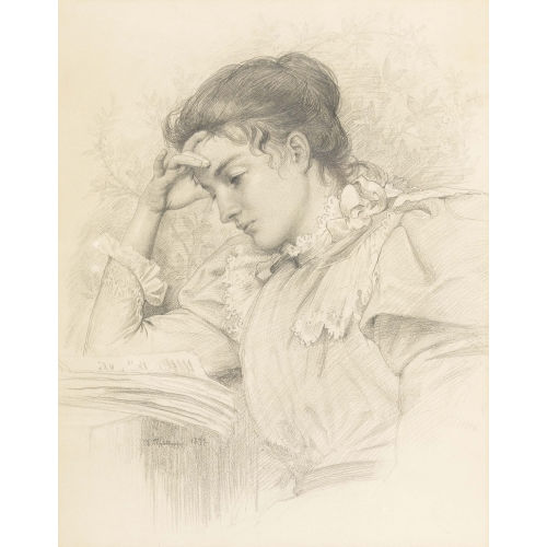 CHARLES L′EPLATTENIER : La liseuse (DOBIASCHOFSKY AUKTIONEN AG)
