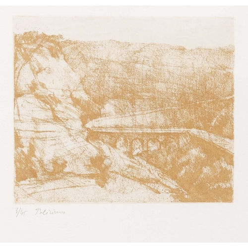 G�RARD DE PAL�ZIEUX : 'Le pont � Sorano' (DOBIASCHOFSKY AUKTIONEN AG)