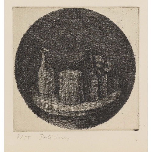 G�RARD DE PAL�ZIEUX : 'Nature morte dans un rond' (DOBIASCHOFSKY AUKTIONEN AG)