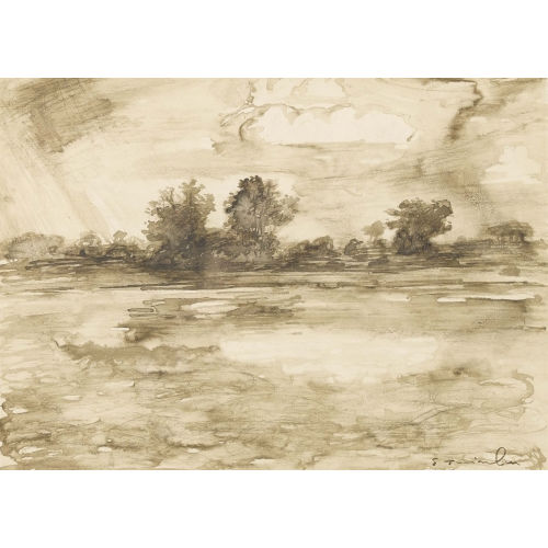 TH�OPHILE-ALEXANDRE STEINLEN : Paysage (DOBIASCHOFSKY AUKTIONEN AG)