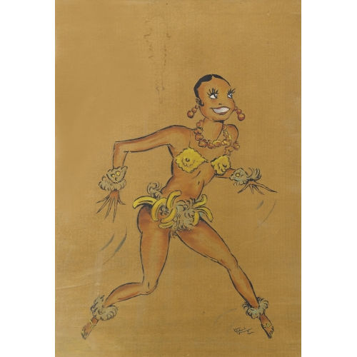 JEAN-GABRIEL DOMERGUE : 'Josephine Baker' (DOBIASCHOFSKY AUKTIONEN AG)