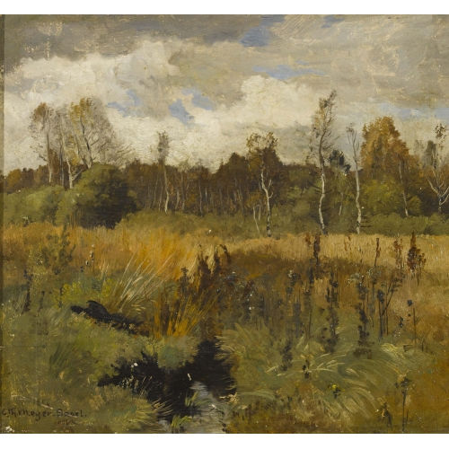 CARL THEODOR) MEYER-BASEL (EIGTL. MEYER : 'Im Schleissheimer Moos' (DOBIASCHOFSKY AUKTIONEN AG)
