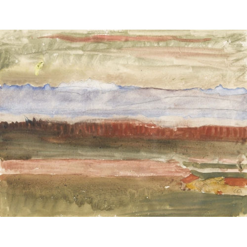 CUNO AMIET : Seelandschaft mit Gebirgskette (DOBIASCHOFSKY AUKTIONEN AG)