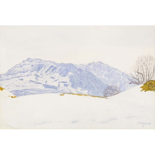 PLINIO COLOMBI : Winterlandschaft (DOBIASCHOFSKY AUKTIONEN AG)
