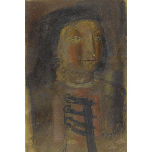 OSCAR WILHELM L�THY : Portr�t eines Mannes (DOBIASCHOFSKY AUKTIONEN AG)