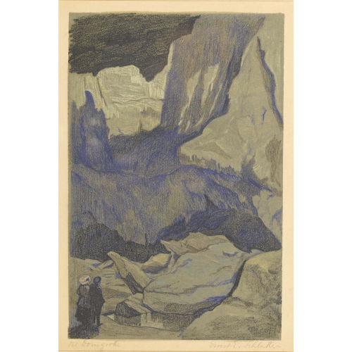 ERNST EMIL SCHLATTER : 'Die Domgrotte' (DOBIASCHOFSKY AUKTIONEN AG)