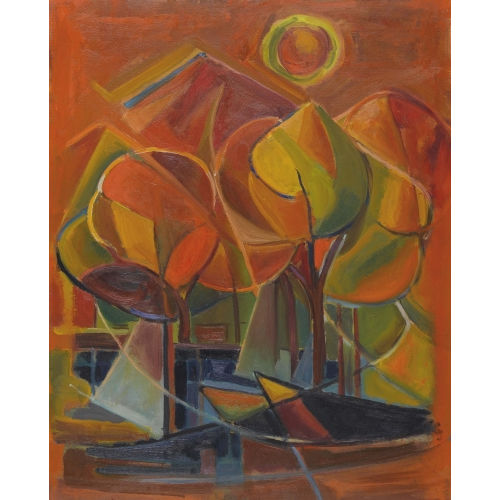 FRAN�OIS GOS : Abstrahierte Landschaft (DOBIASCHOFSKY AUKTIONEN AG)