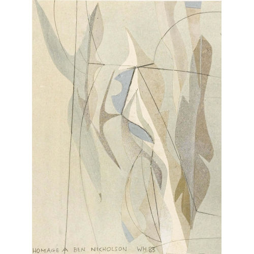 WOLFGANG HILDESHEIMER : 'Hommage � Ben Nicholson' (DOBIASCHOFSKY AUKTIONEN AG)