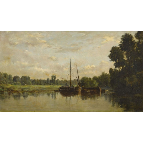 CHARLES FRAN�OIS DAUBIGNY : 'Les P�niches' (DOBIASCHOFSKY AUKTIONEN AG)