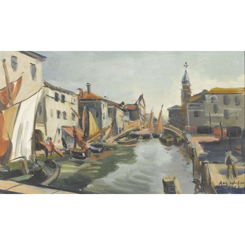 AUGUST WEBER : 'Chioggia' (DOBIASCHOFSKY AUKTIONEN AG)