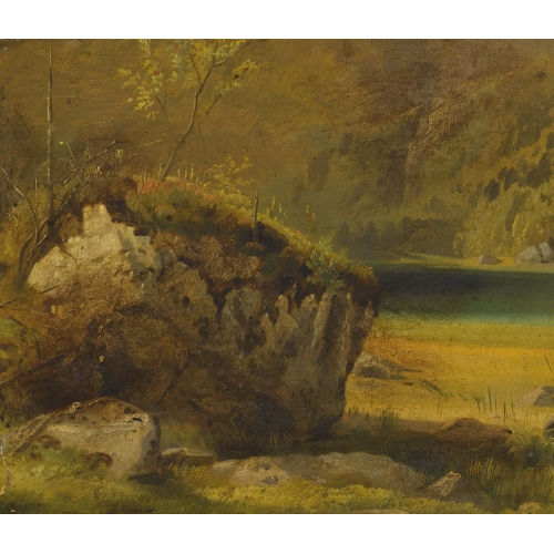 JOHANN GOTTFRIED STEFFAN : 'Am Ufer Kl�ntalersee' (DOBIASCHOFSKY AUKTIONEN AG)