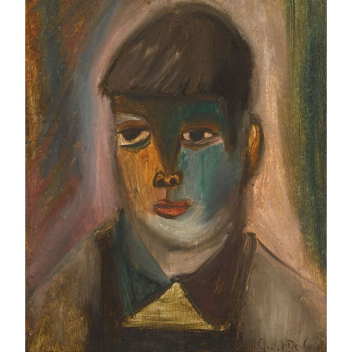 GUSTAVE DE SMET : Knabenportr�t (DOBIASCHOFSKY AUKTIONEN AG)