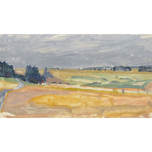 HANS POTTHOF : Weite Feldlandschaft (DOBIASCHOFSKY AUKTIONEN AG)