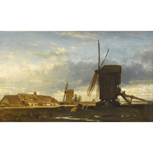 JULES DUPR� : Paysage aux Moulins (DOBIASCHOFSKY AUKTIONEN AG)