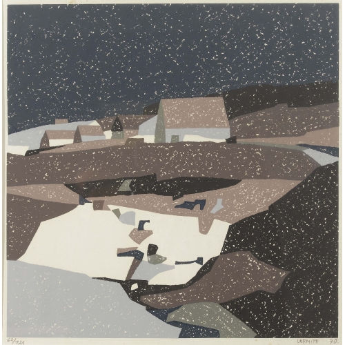 JEAN-PIERRE (EIGTL. SCHMID LERMITE : 'La fonte des neiges' (DOBIASCHOFSKY AUKTIONEN AG)