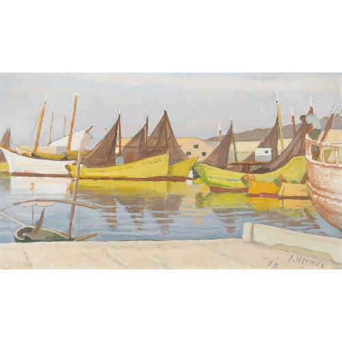 ERICH HERM�S : 'Hafen von La Escala' (DOBIASCHOFSKY AUKTIONEN AG)