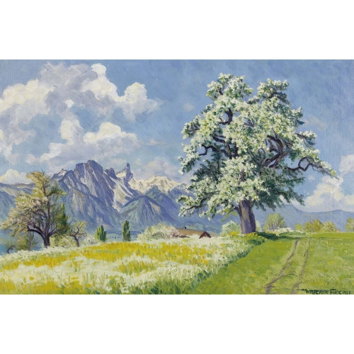 WALDEMAR THEOPHIL FINK : 'Bl�hender Birnbaum' (DOBIASCHOFSKY AUKTIONEN AG)