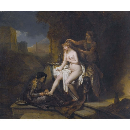JEAN PIERRE SAINT-OURS : 'Jeune femme sortant de bain' (DOBIASCHOFSKY AUKTIONEN AG)
