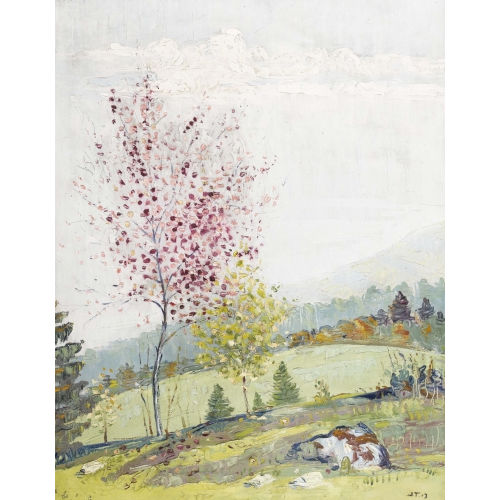 JOHN TORCAPEL : 'Automne dans le Jura' (DOBIASCHOFSKY AUKTIONEN AG)