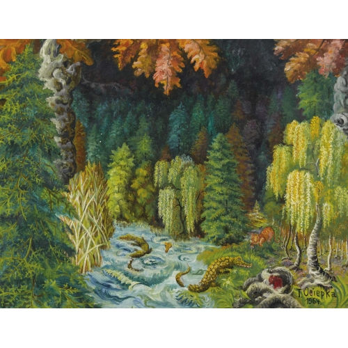 TEOFIL OCIEPKA : 'Paradiesische Landschaft' (DOBIASCHOFSKY AUKTIONEN AG)
