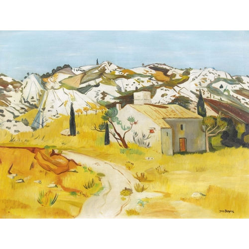 YVES BRAYER : 'Maison dans les Alpilles � Saint-R�my-de-Provence' (DOBIASCHOFSKY AUKTIONEN AG)