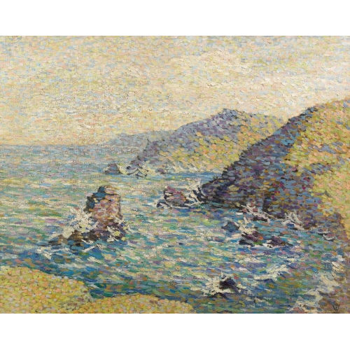 WILLY SCHLOBACH : Les falaises (DOBIASCHOFSKY AUKTIONEN AG)