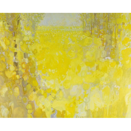 PAUL FREIBURGHAUS : Landschaft in Gelb (DOBIASCHOFSKY AUKTIONEN AG)