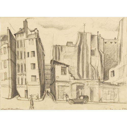 NIKLAUS STOECKLIN : 'Rue Rambourg' (DOBIASCHOFSKY AUKTIONEN AG)