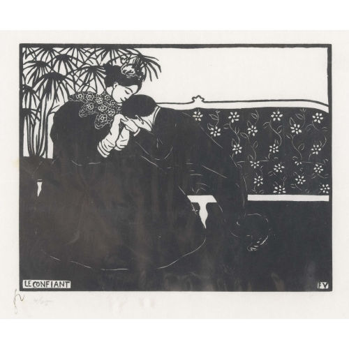 F�LIX VALLOTTON : 'Le confiant' (DOBIASCHOFSKY AUKTIONEN AG)