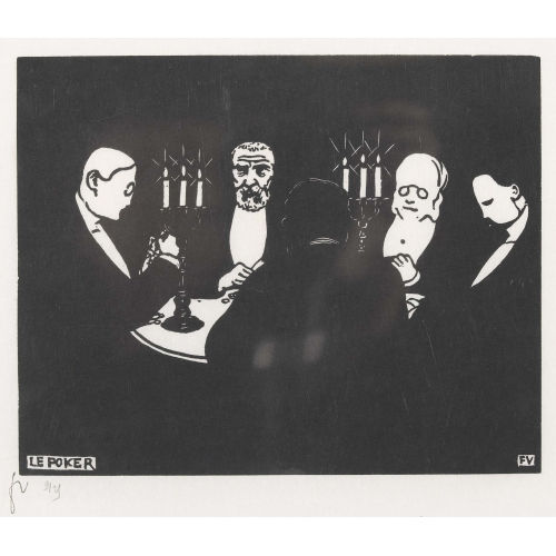 F�LIX VALLOTTON : 'Le Poker' (DOBIASCHOFSKY AUKTIONEN AG)