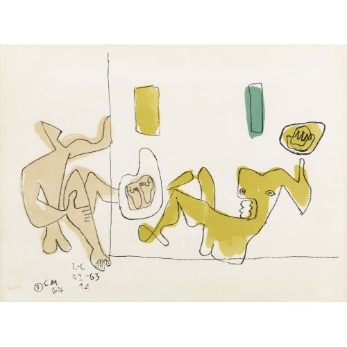 CHARLES-�DOUARD) LE CORBUSIER (EIGTL. JEANNERET : 'Se touchent les pieds' (DOBIASCHOFSKY AUKTIONEN AG)