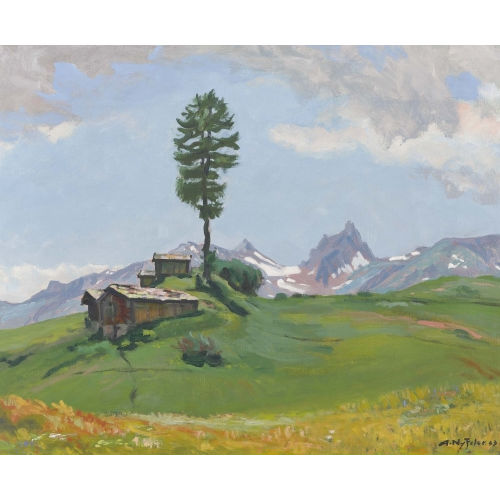 ALBERT NYFELER : 'B�hl auf H�henweg' (DOBIASCHOFSKY AUKTIONEN AG)