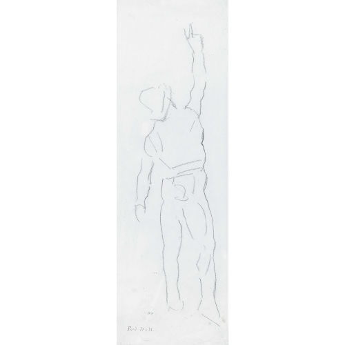 FERDINAND HODLER : Figurenstudie zu 'Einm�tigkeit' (DOBIASCHOFSKY AUKTIONEN AG)