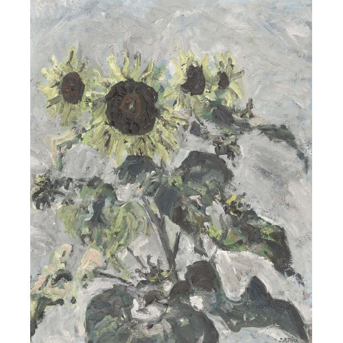 JOHANN PETER FL�CK : Stillleben mit Sonnenblumen (DOBIASCHOFSKY AUKTIONEN AG)
