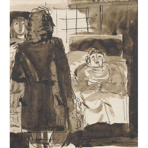 MAURICE BARRAUD : 'Le malade imaginaire' (DOBIASCHOFSKY AUKTIONEN AG)