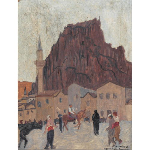 MARCEL AMIGUET : Reges Treiben in Afyonkarahisar (DOBIASCHOFSKY AUKTIONEN AG)