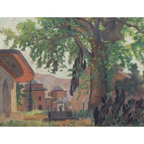 MARCEL AMIGUET : Brunnenanlage in der Oberstadt von Bursa (DOBIASCHOFSKY AUKTIONEN AG)